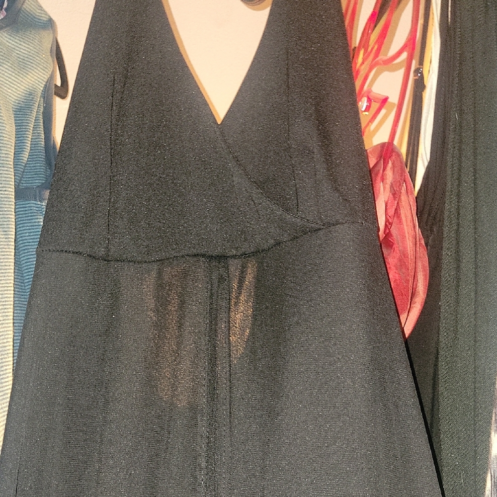 Elegant Black Sleeveless Dress